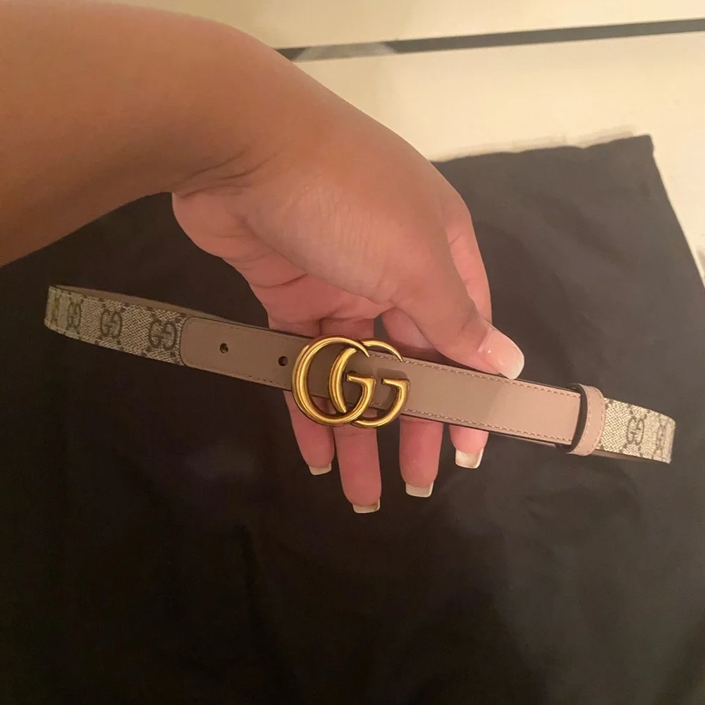 AUTHENTIC Gucci Marmont Thin Belt - Picture 6 of 10
